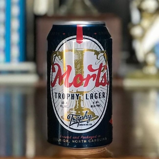 Morts Lager Pilsner by Trophy Brewing Company