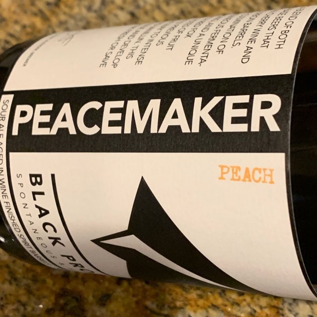 PEACEMAKER: Peach by Black Project Spontaneous & Wild Ales
