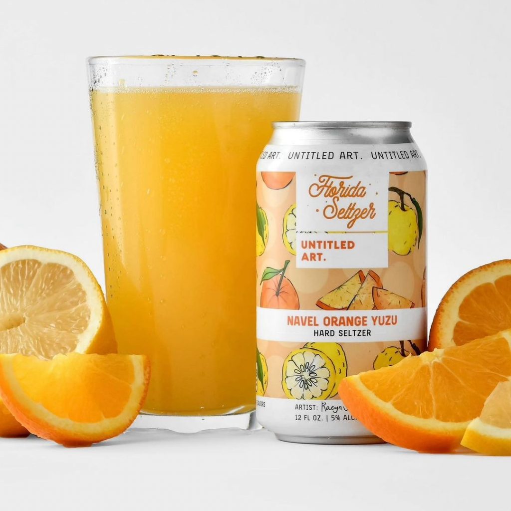 Florida Seltzer Navel Orange Yuzu by Untitled Art