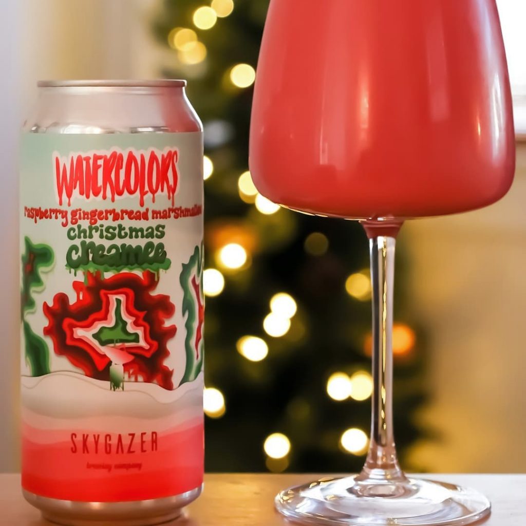 Watercolors Christmas Creamee by Skygazer Brewing Company
