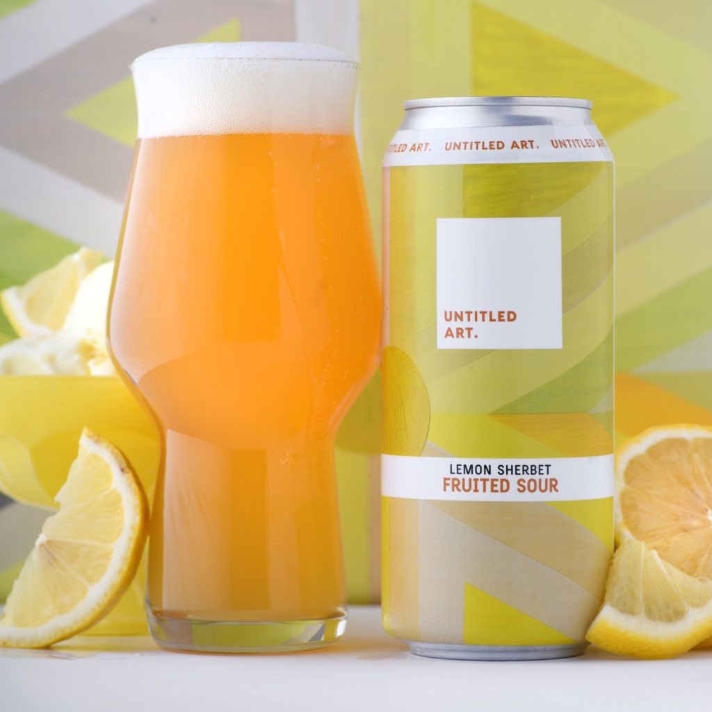 Lemon Sherbet Fruited Sour by Untitled Art