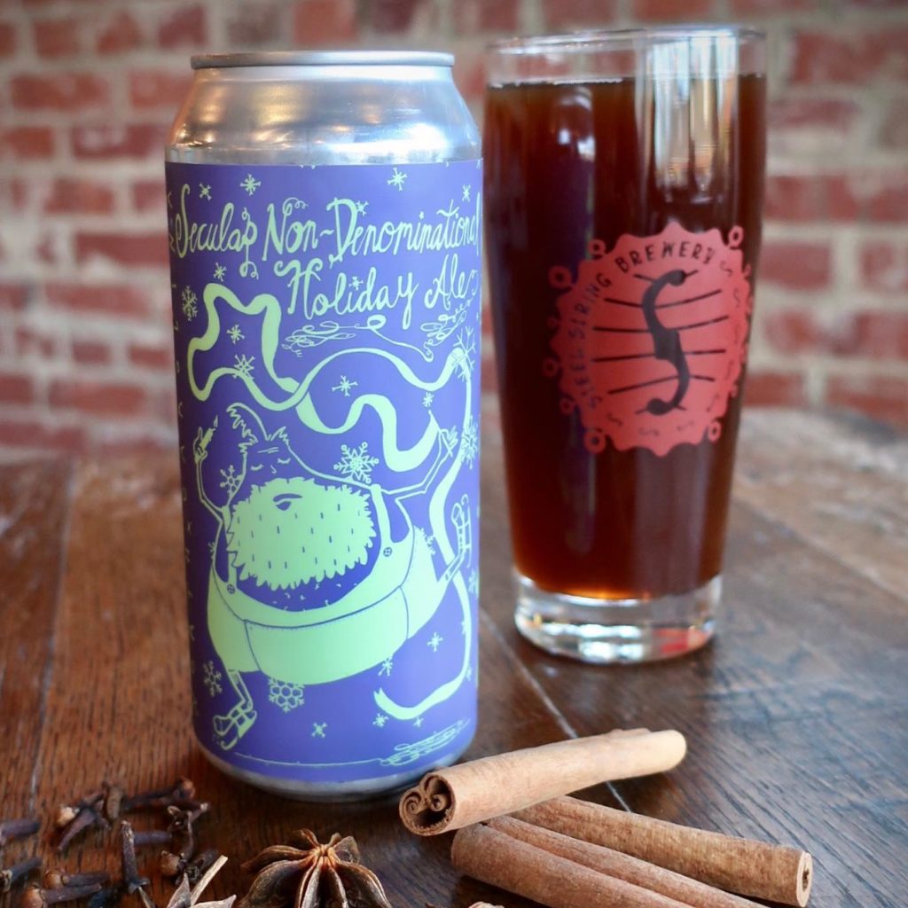 Secular Non Denominational Holiday Ale by Steel String Brewery
