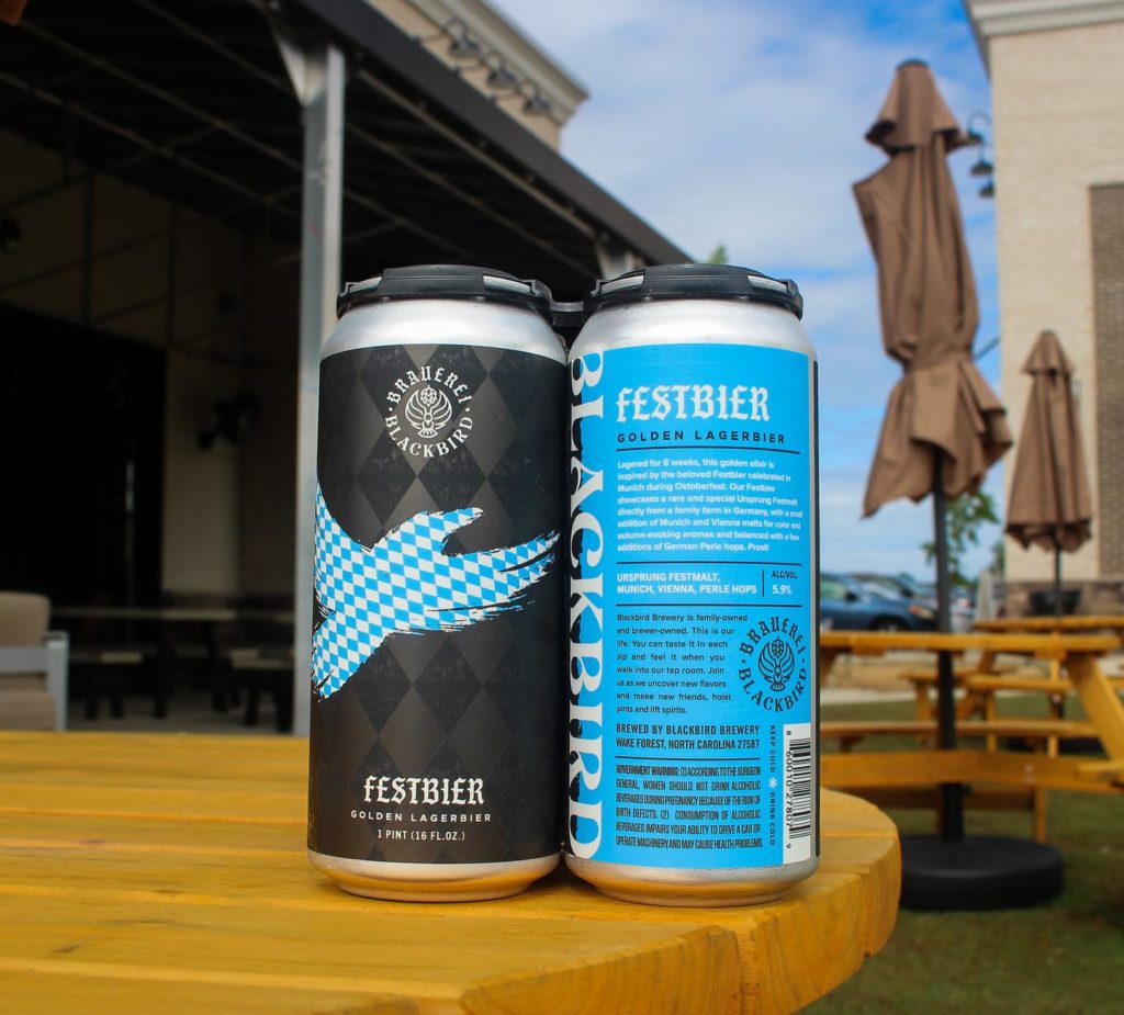 Festbier Golden Lagerbier by Blackbird Brewery