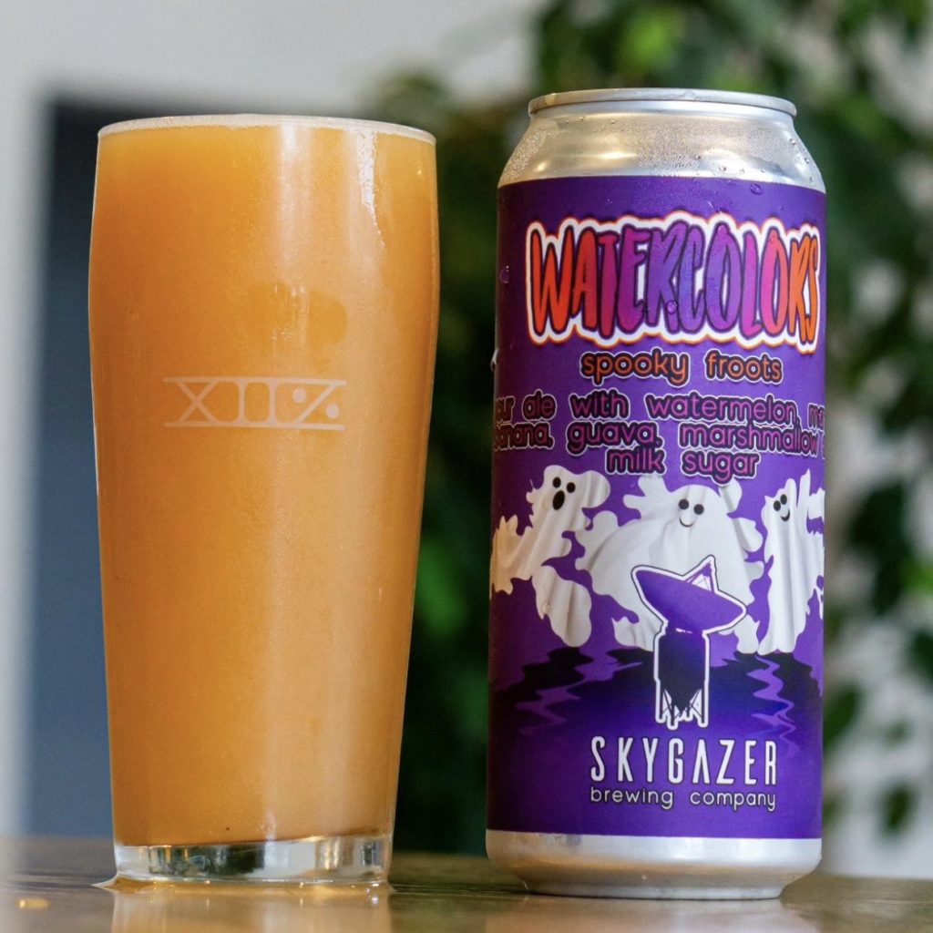 Watercolors Spooky Froots by Skygazer Brewing Company