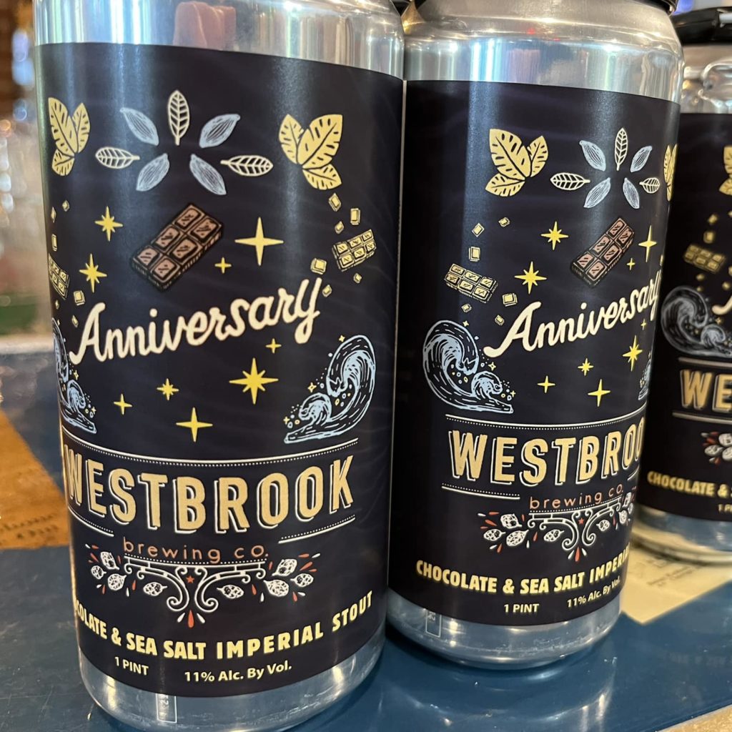 Anniversary Imperial Stout With Chocolate & Sea Salt by Westbrook Brewing Co.