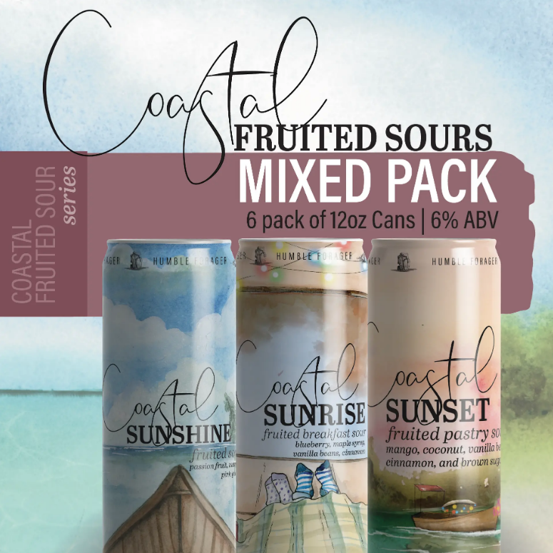 Coastal Series Mixed Pack by Humble Forager Brewery