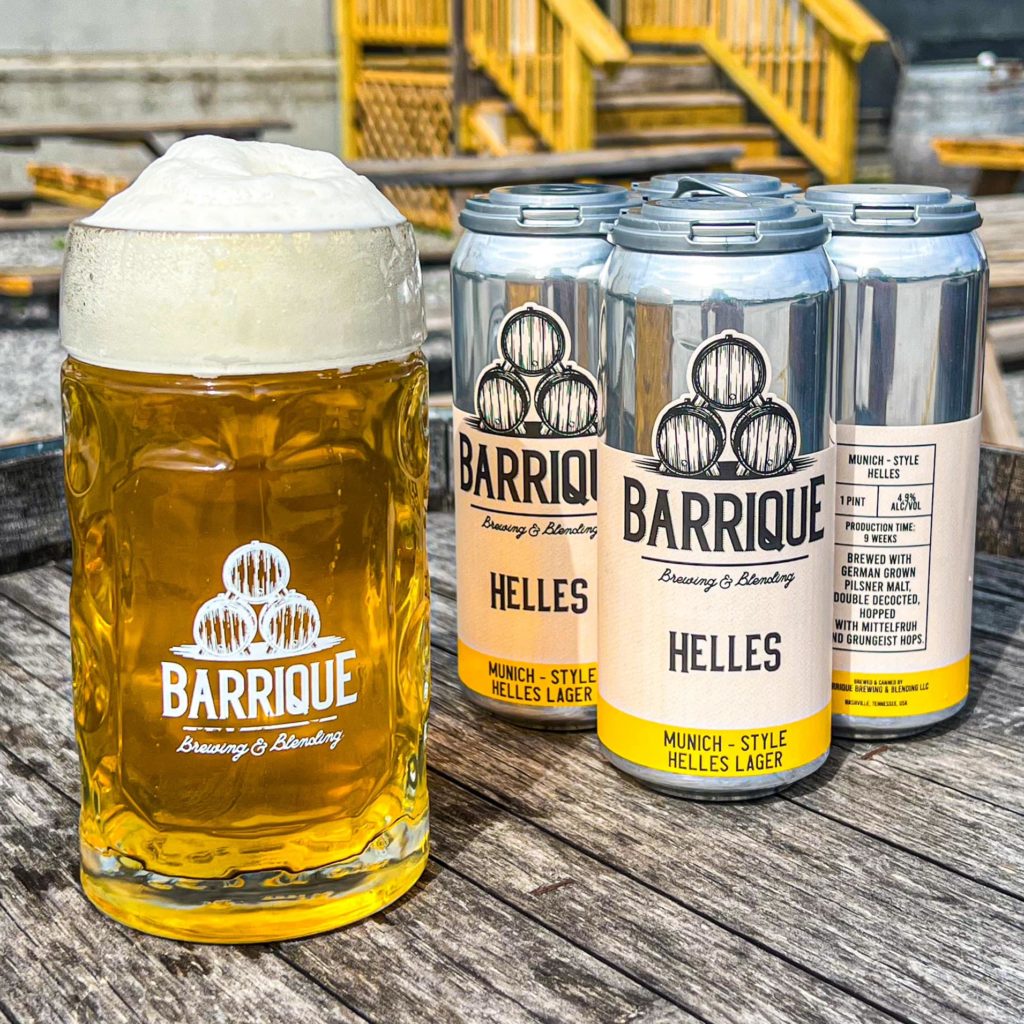 Helles by Barrique Brewing and Blending