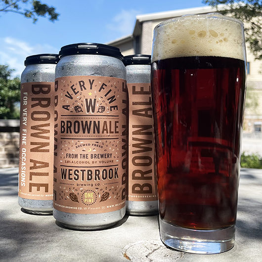 A Very Fine Brown Ale by Westbrook Brewing Co.