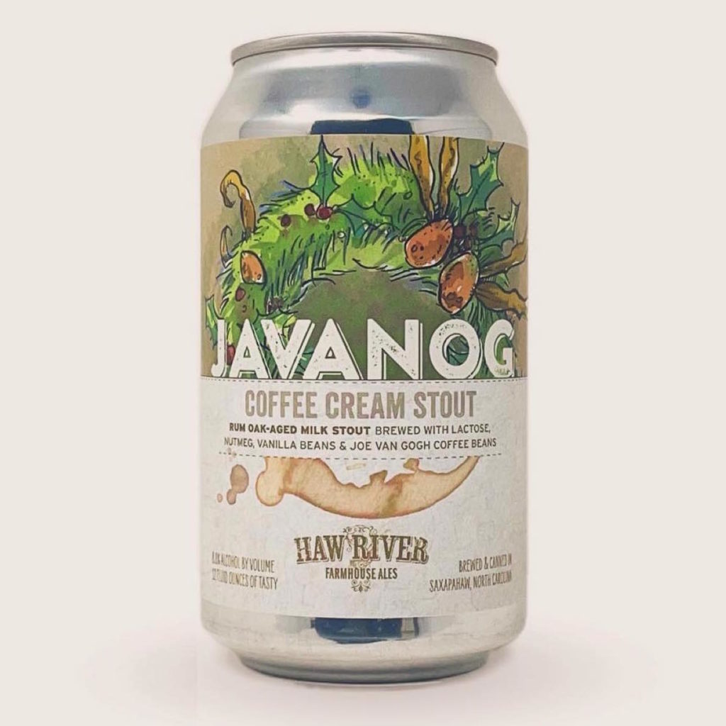 Javanog Coffee Cream Stout by Haw River Farmhouse Ales