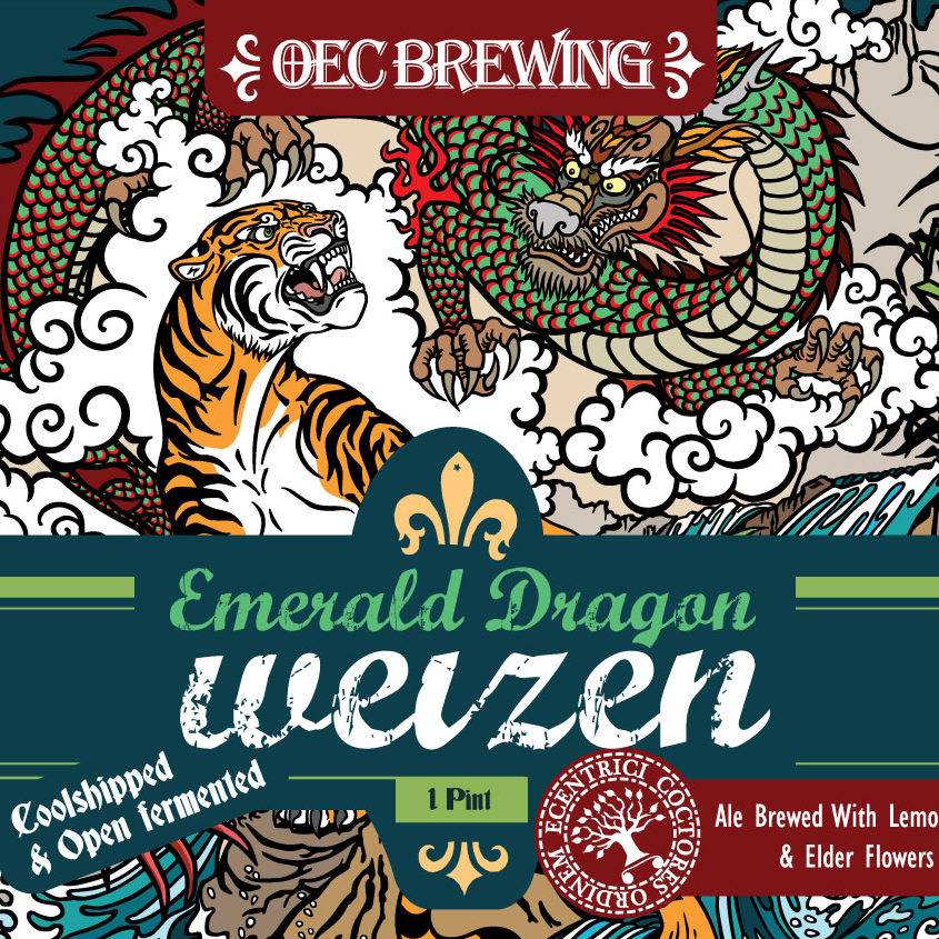 Emerald Dragon Weizen by OEC Brewing (Ordinem Ecentrici Coctores)