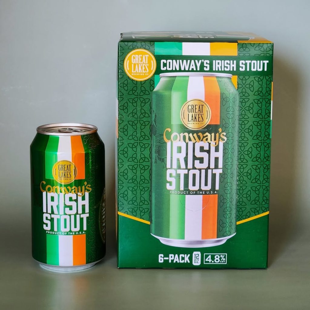 Conway's Irish Stout by Great Lakes Brewing Company