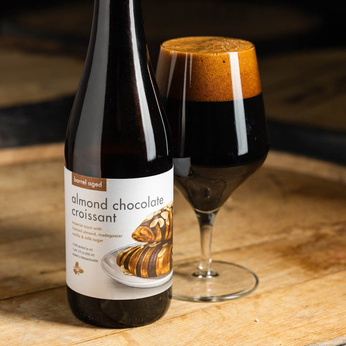 Barrel Aged Almond Chocolate Croissant by Trillium Brewing Company