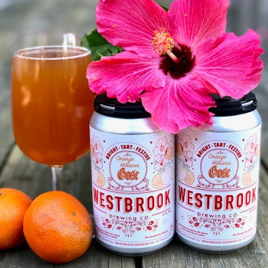 Orange Hibiscus Gose by Westbrook Brewing Co.
