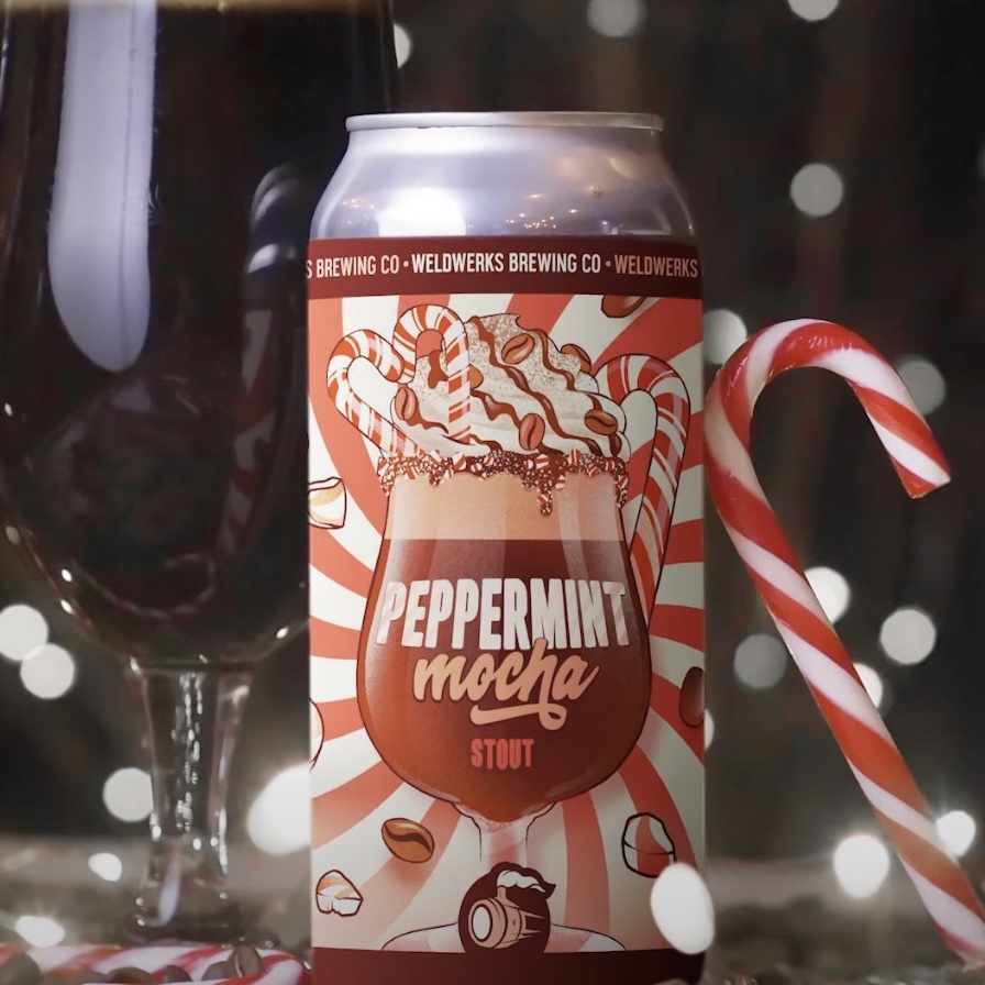 Peppermint Mocha Stout by WeldWerks Brewing Co.