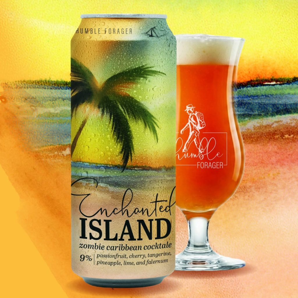 Enchanted Island; Zombie Caribbean Cocktale (V8) by Humble Forager Brewery
