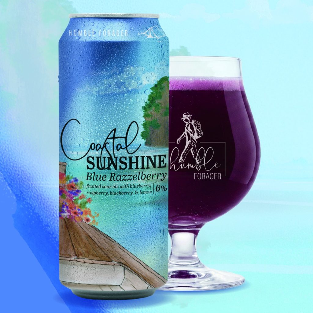 Coastal Sunshine - V22 - Blue Razzelberry by Humble Forager Brewery